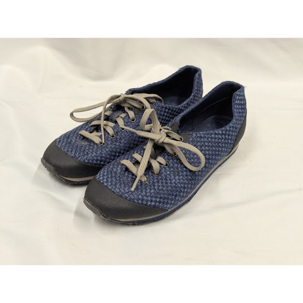 Clarks Outdoor Blue woven Walking Tennis Shoes Sneakers Womens sz 6.5